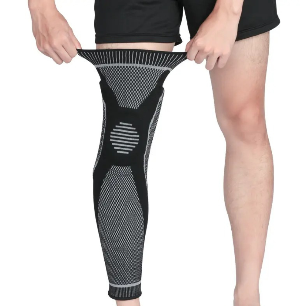 Genouillère de compression élastique, 7mm, 1 paire, utile, soutien du genou,  équipement de fitness, coussretours, degré